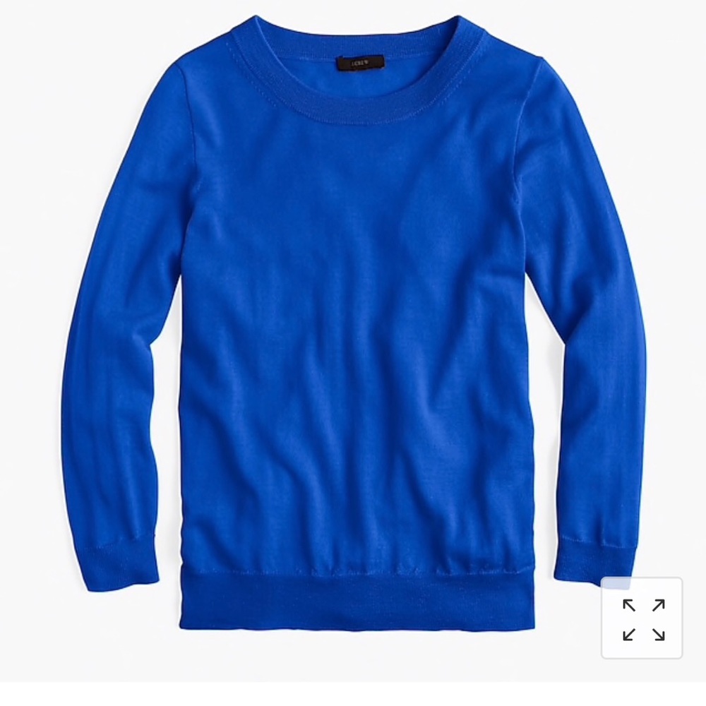 Brilliant Sapphire Tippi Sweater Jcrew, M - wool